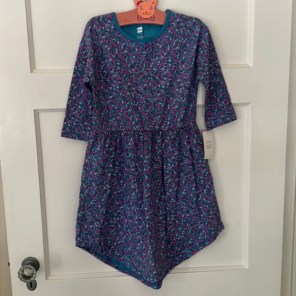 Tea Floral Long Sleeved Dress size 6
